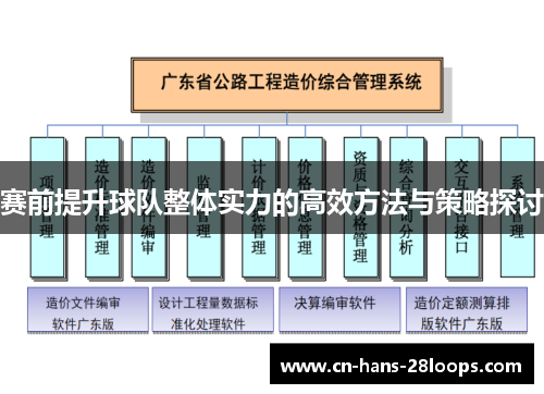 赛前提升球队整体实力的高效方法与策略探讨